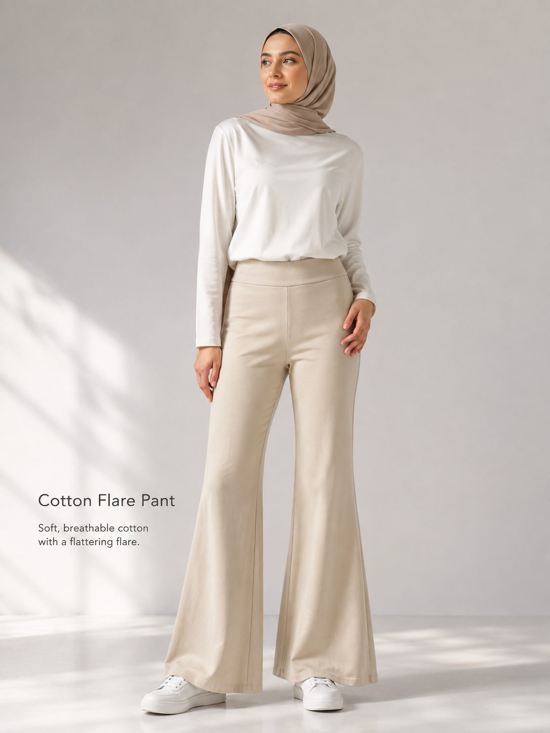 Cotton Flare Pants