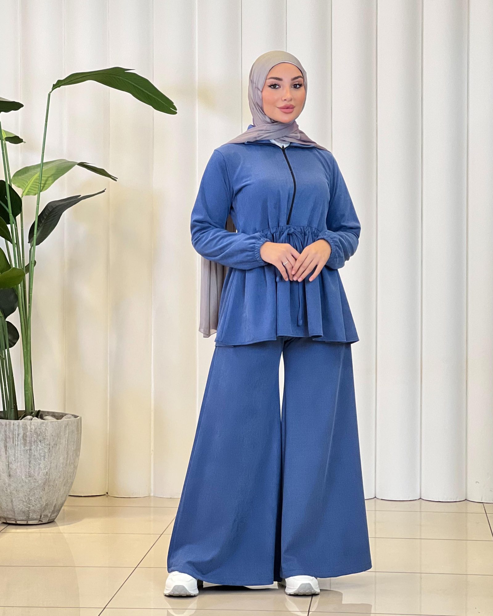 Twill Half Zipper Aura Set