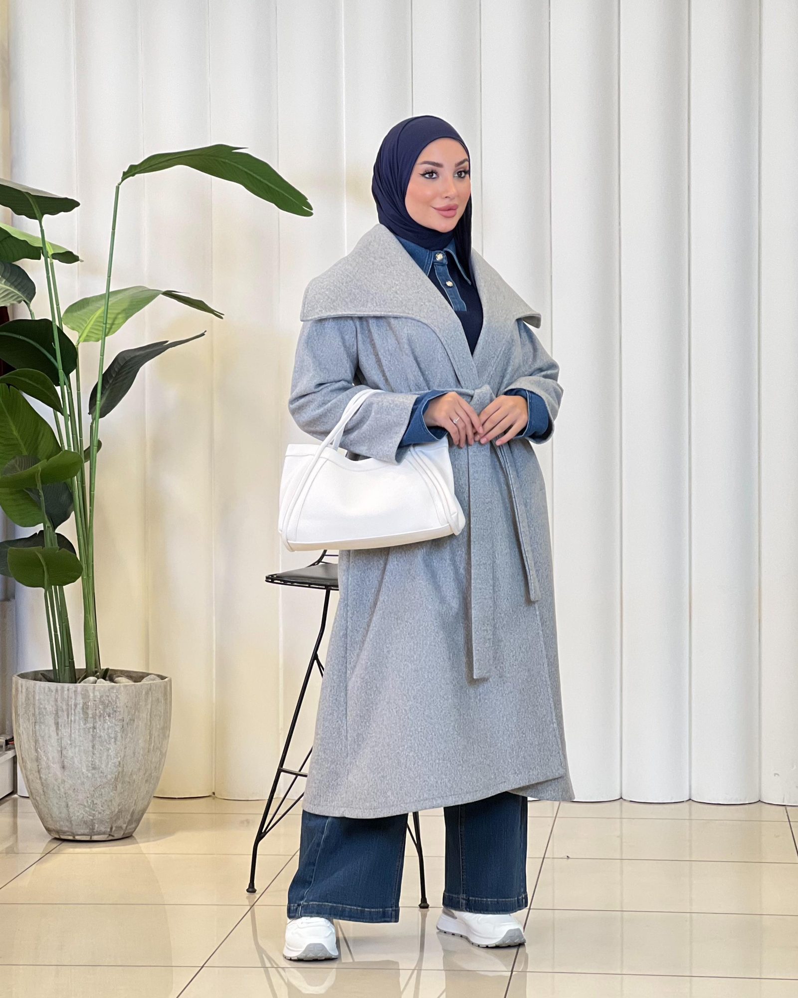 Aura Cashmere Long Coat