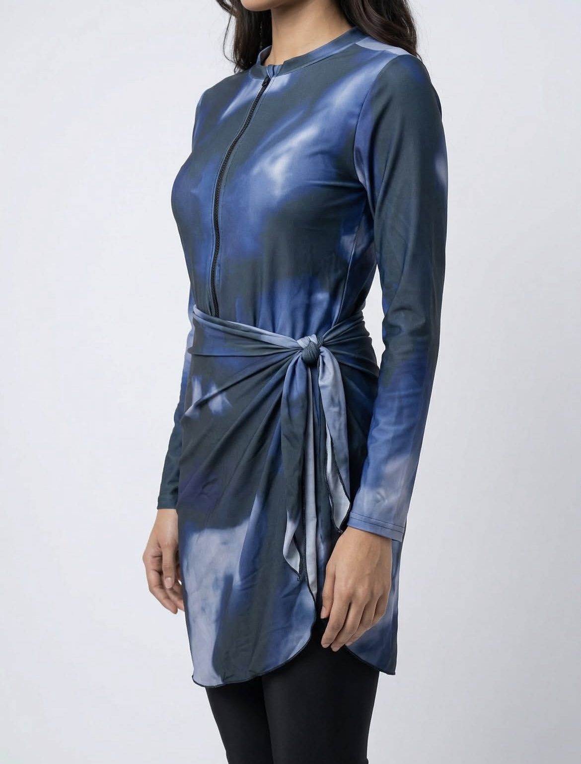Jumpsuit & Scarf navy  Burkin